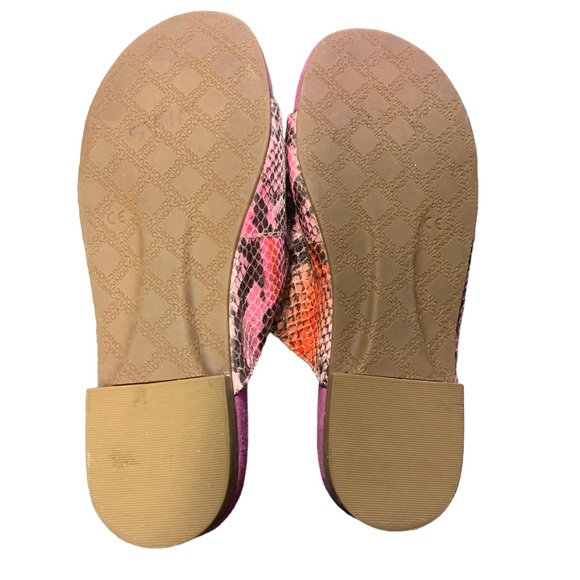 Vionic Orthaheel Snakeskin Strappy Sandals 6.5 - Picture 4 of 5